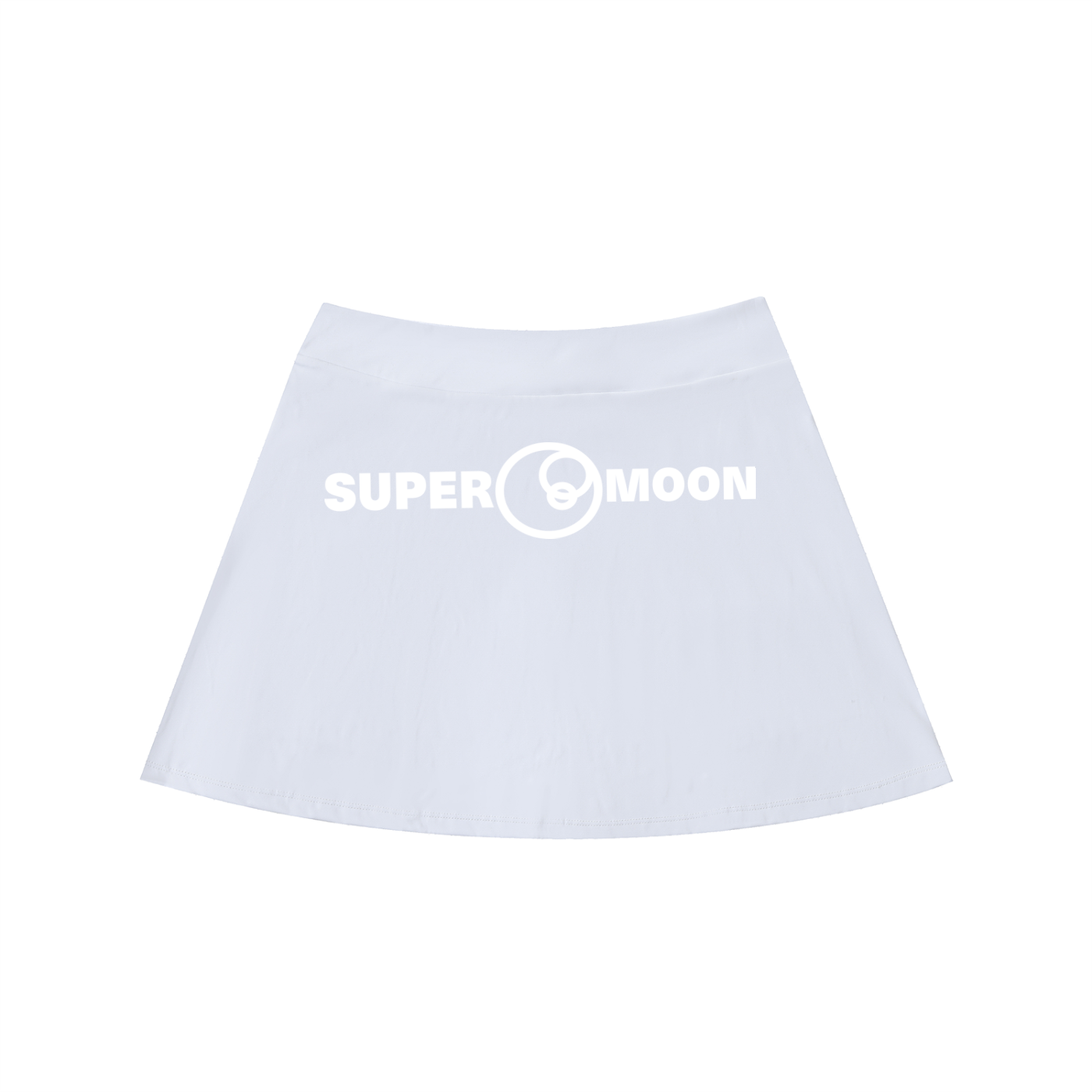 High-Waist Pocketed A-Line Skirt