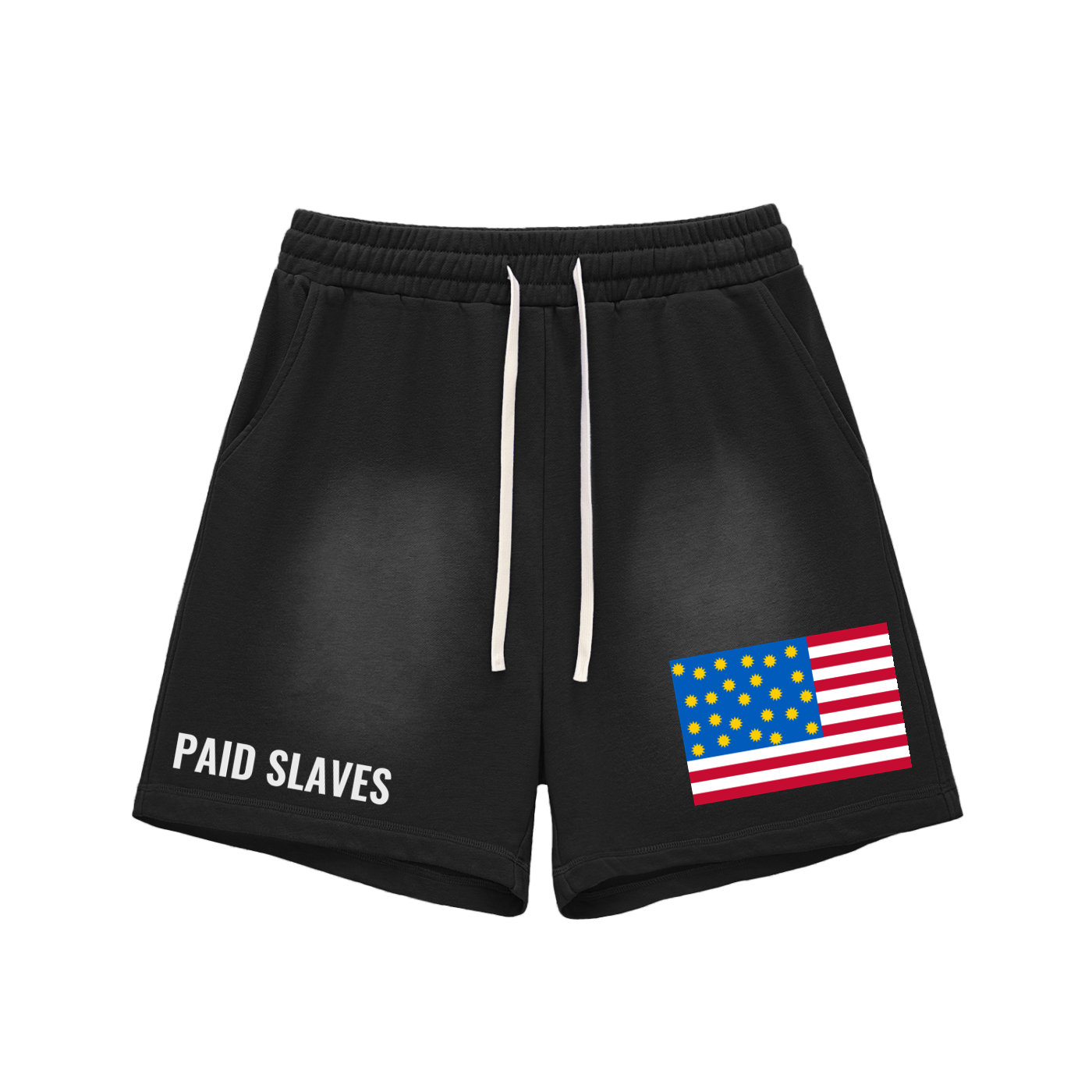 PAID SLAVES RAW EDGE SHORTS
