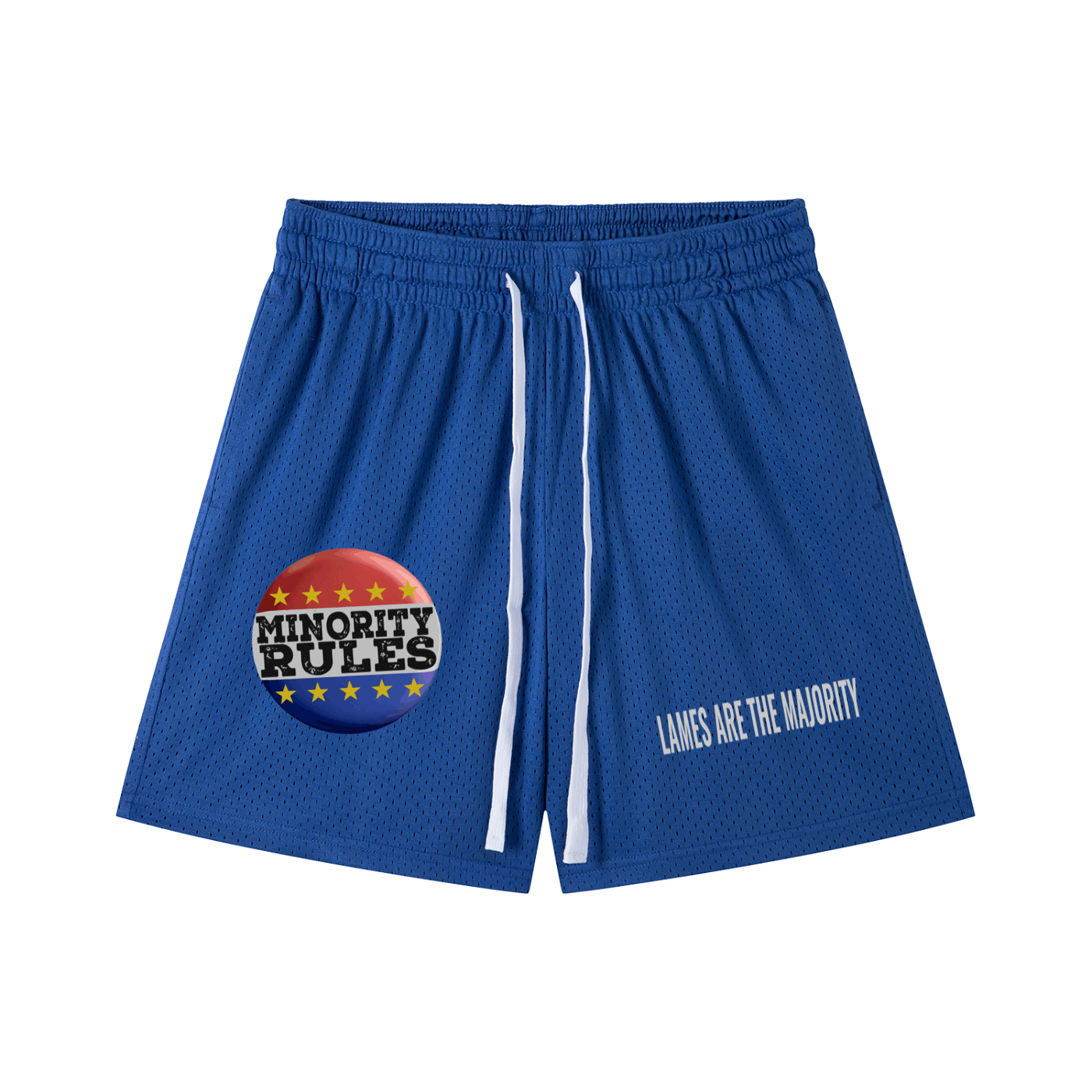 MINORITY RULES GYM SHORTS