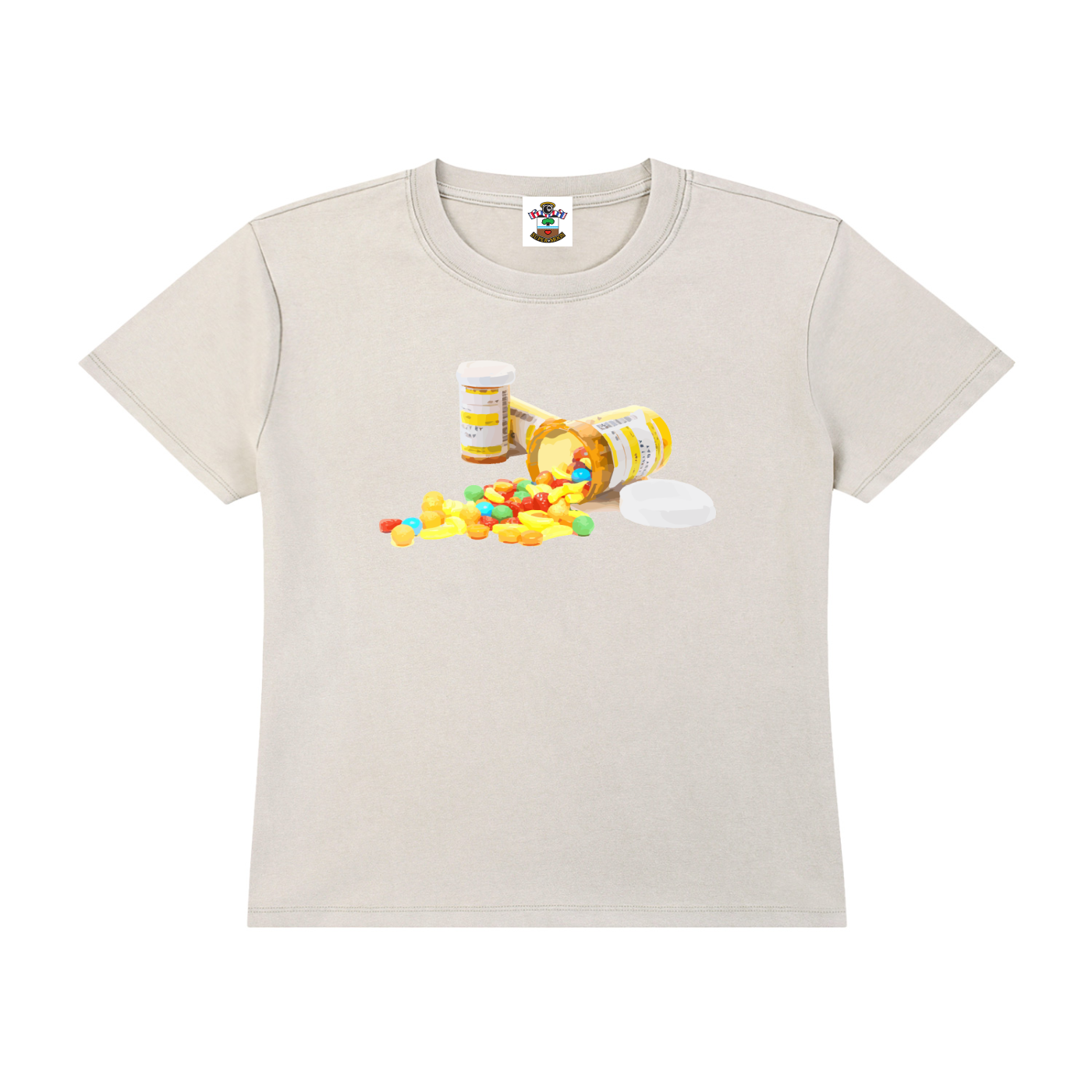 CANDY SCRIPT WOMANS TEE