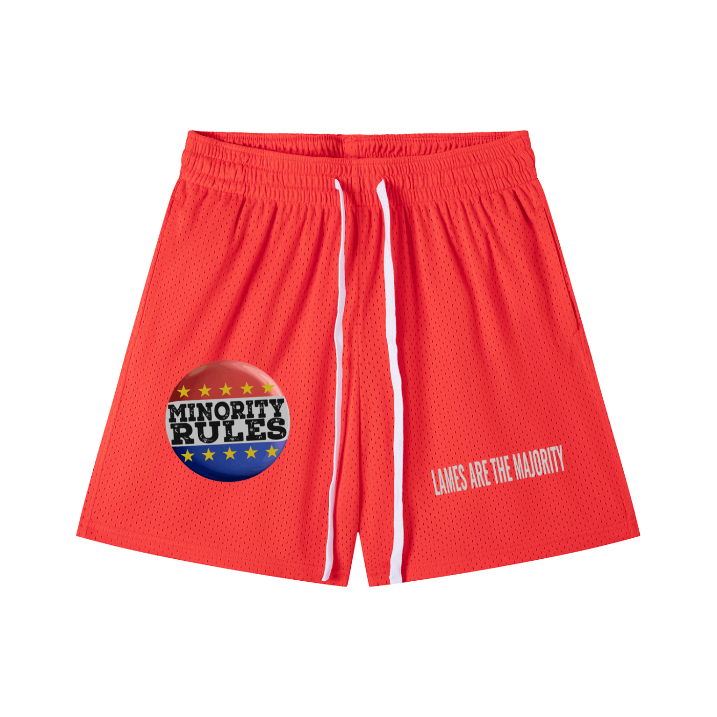 MINORITY RULES GYM SHORTS