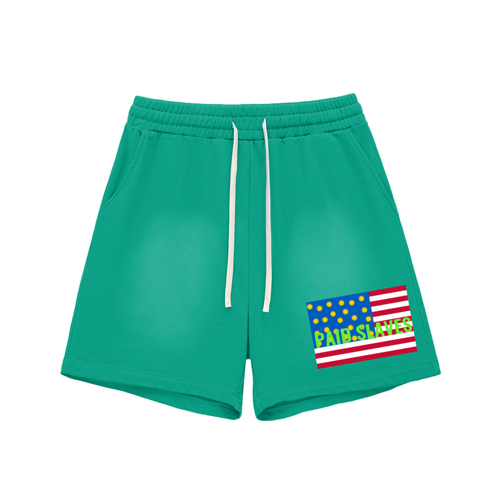 PAID SLAVES RAW EDGE SHORTS