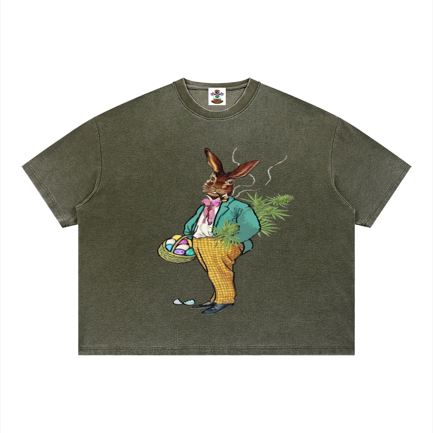 BUD BUNNY THERMAL TEE