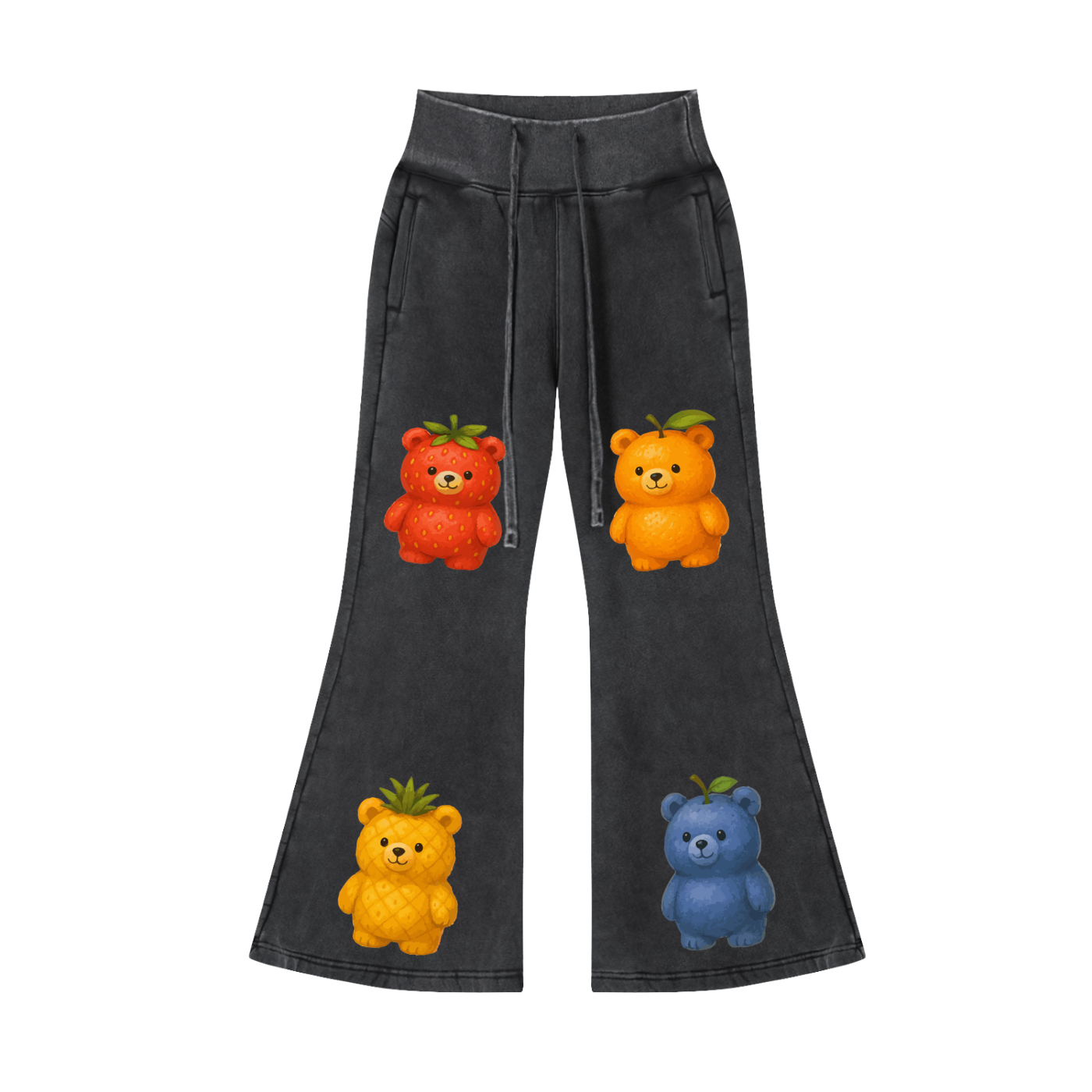 FRUIT BEAR BELL BOTTOM SWEATS