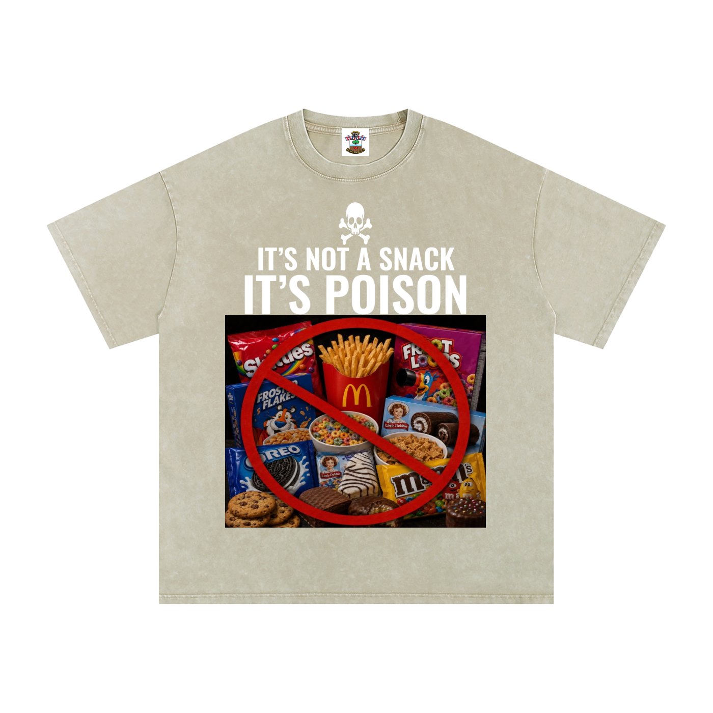 ITS POISON SNACKS TEE (DF)