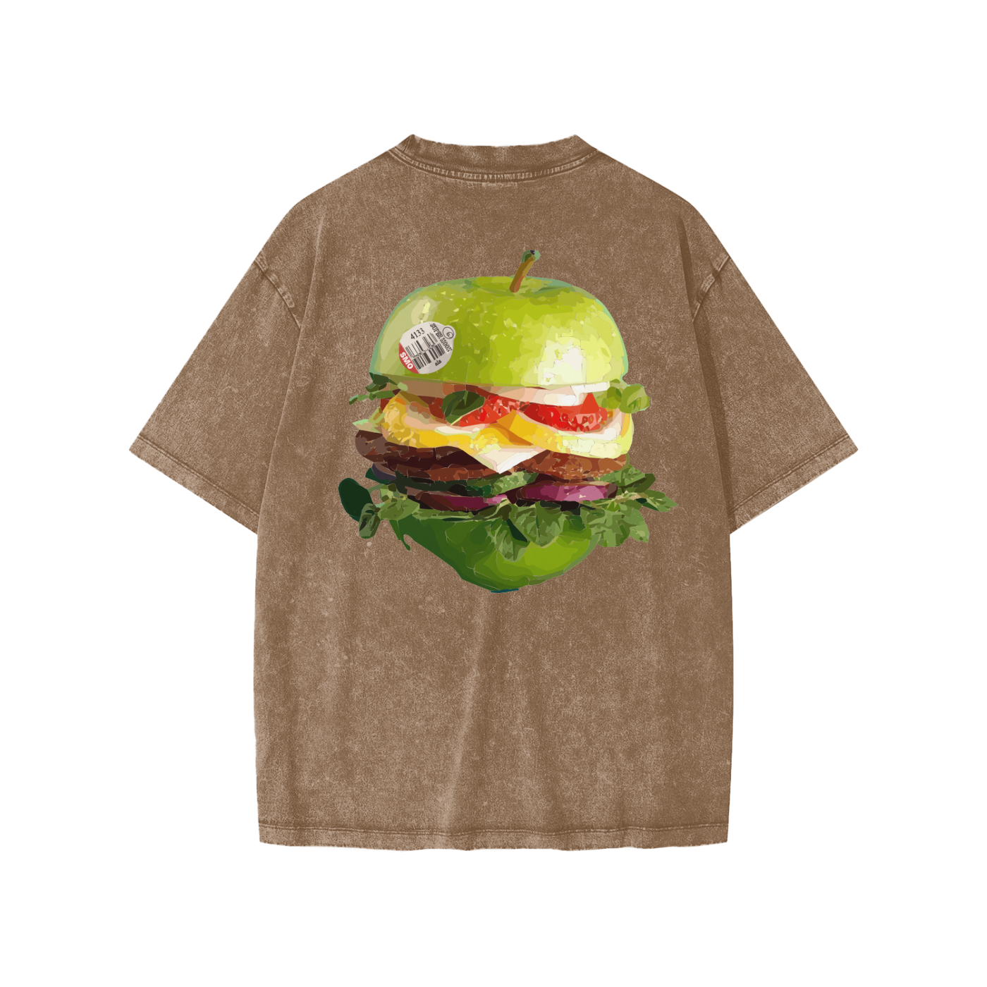 Fast fruit green burger Snow Washed Kids' T-shirt