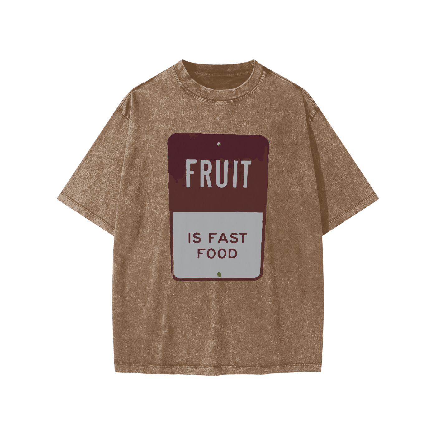 Fast fruit green burger Snow Washed Kids' T-shirt