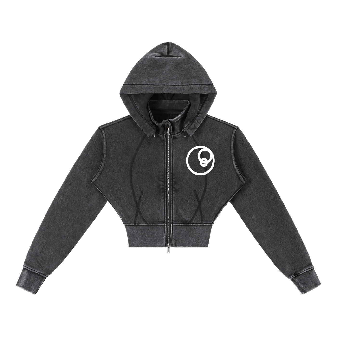 WOMANS WORKOUT CROP HOODIE