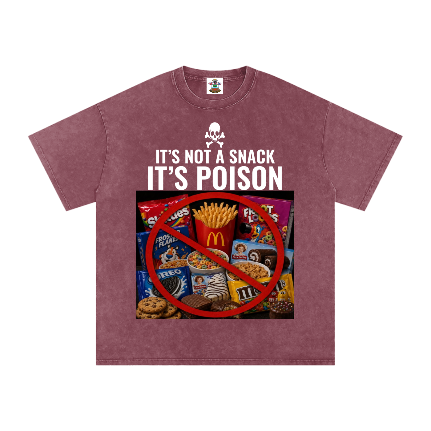 ITS POISON SNACKS TEE (DF)