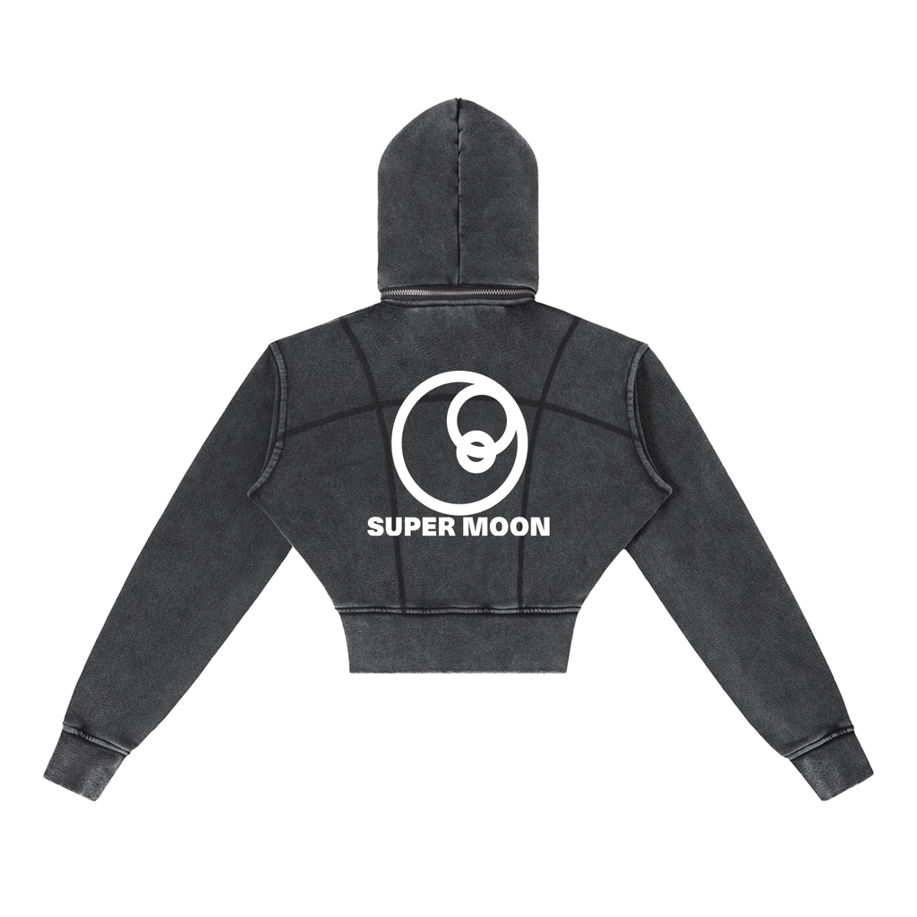 WOMANS WORKOUT CROP HOODIE