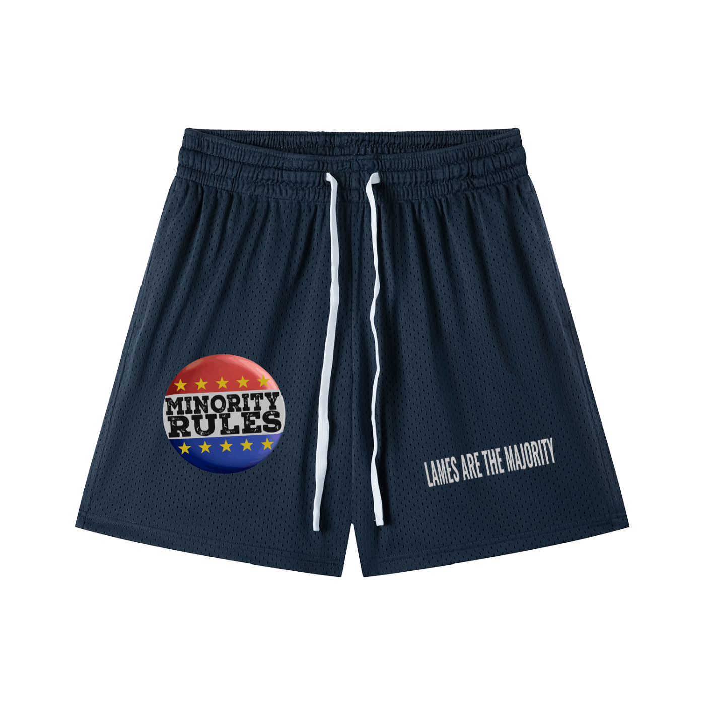 MINORITY RULES GYM SHORTS
