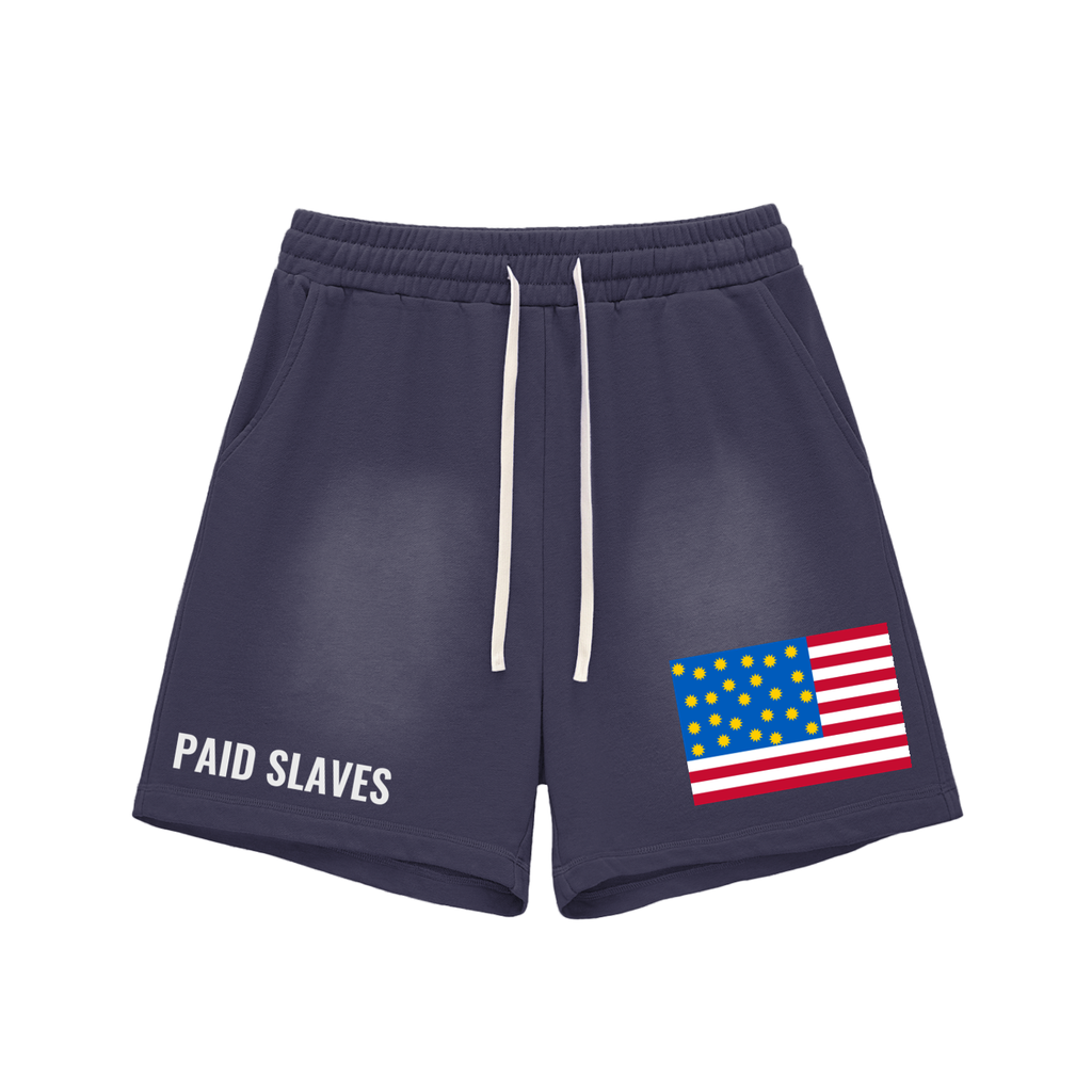 PAID SLAVES RAW EDGE SHORTS