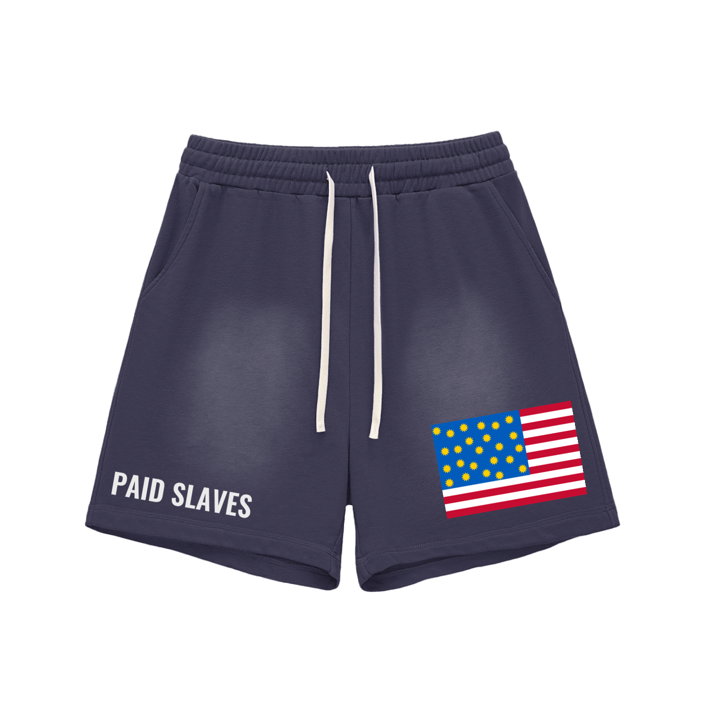 PAID SLAVES RAW EDGE SHORTS