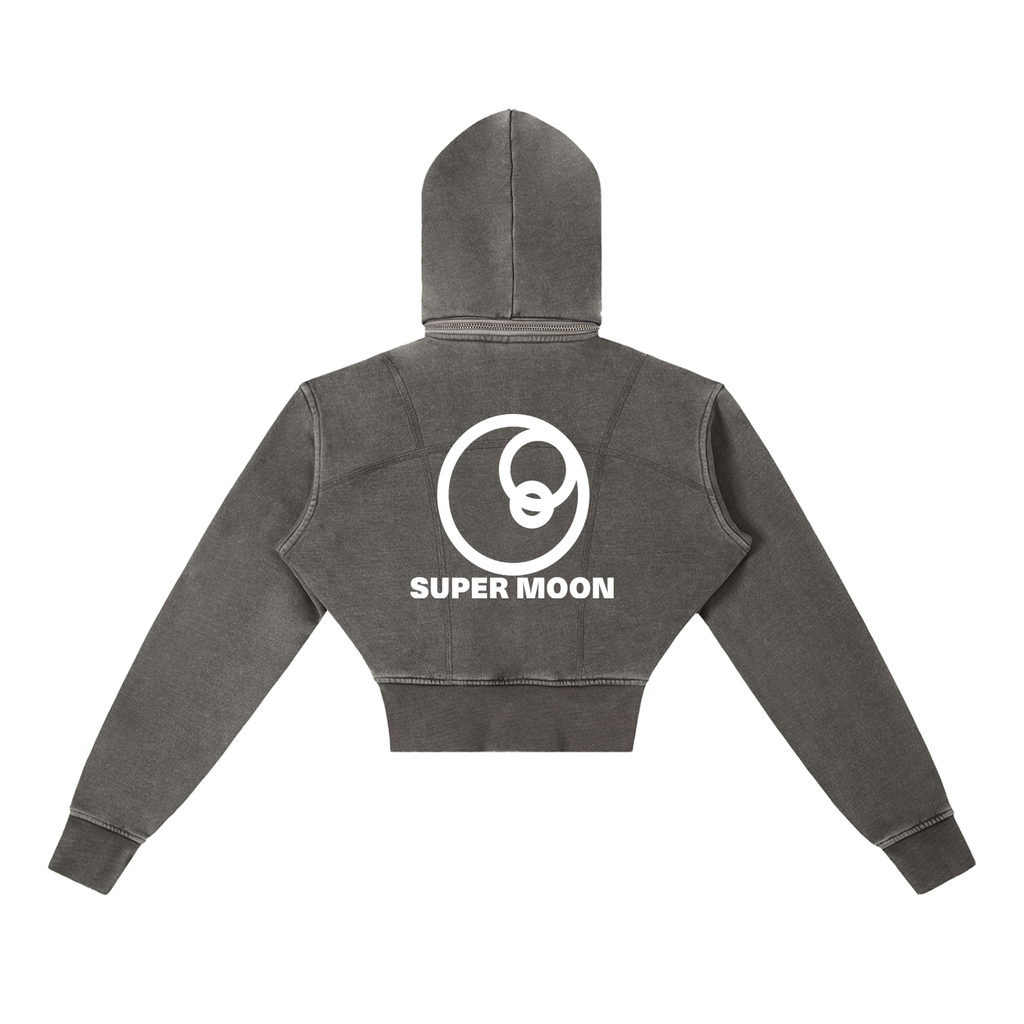 WOMANS WORKOUT CROP HOODIE