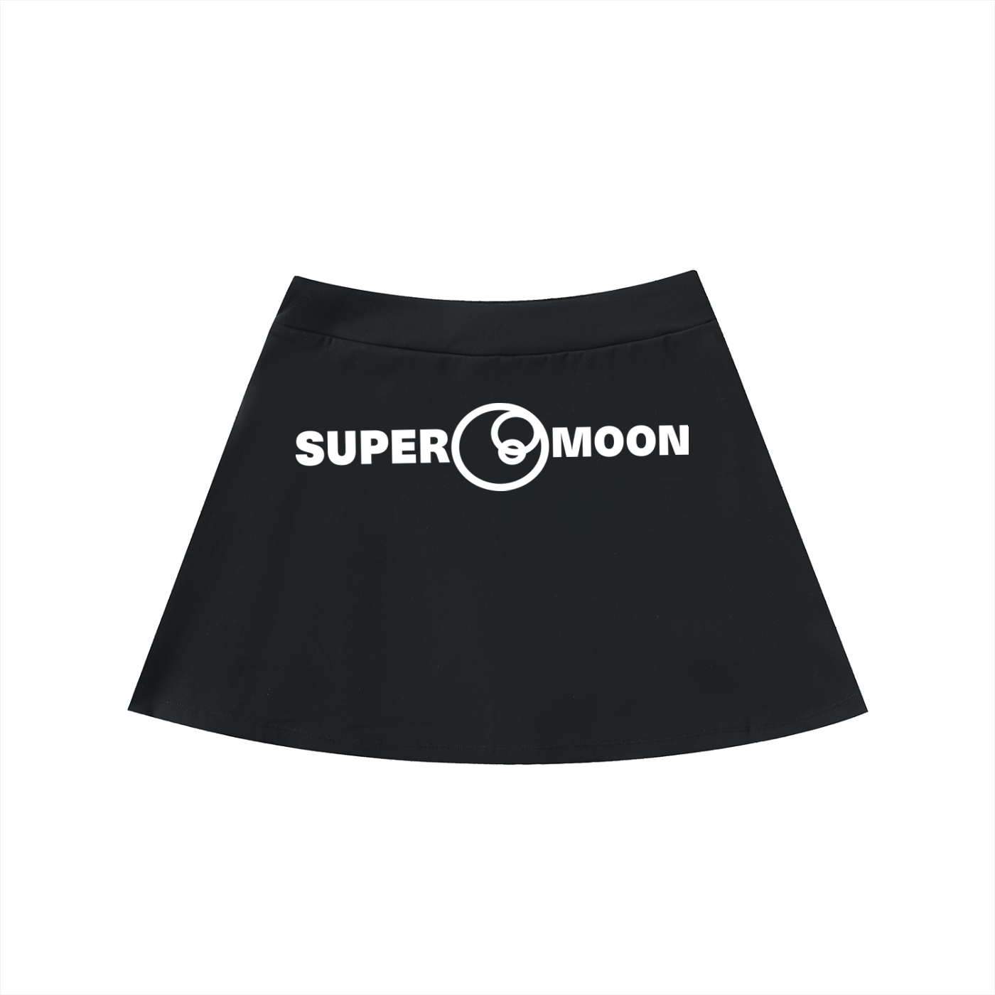 High-Waist Pocketed A-Line Skirt