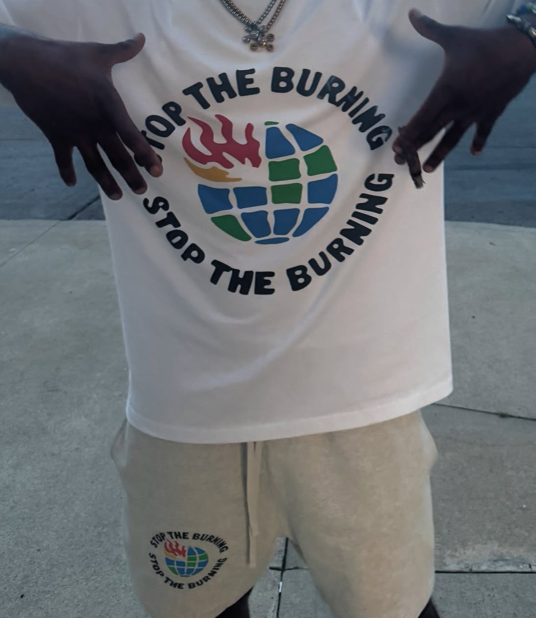 STOP THE BURNING TEE*