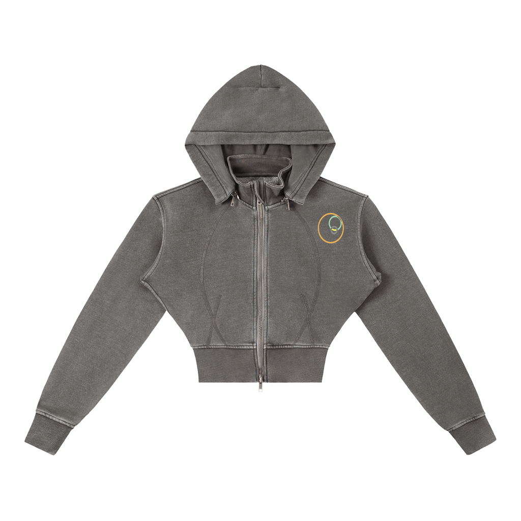 GMO ORANGES CROP HOODIE
