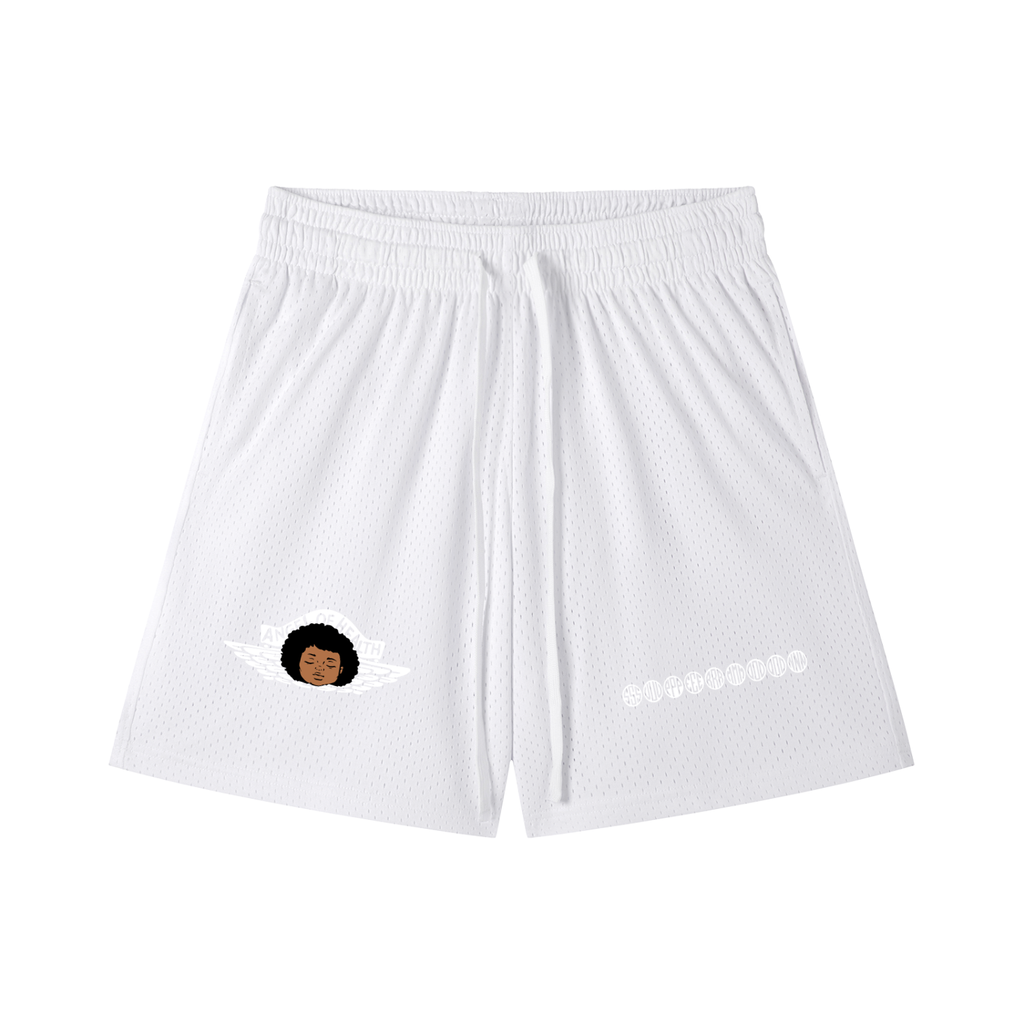 ANGEL OF HEALTH GYM SHORTS