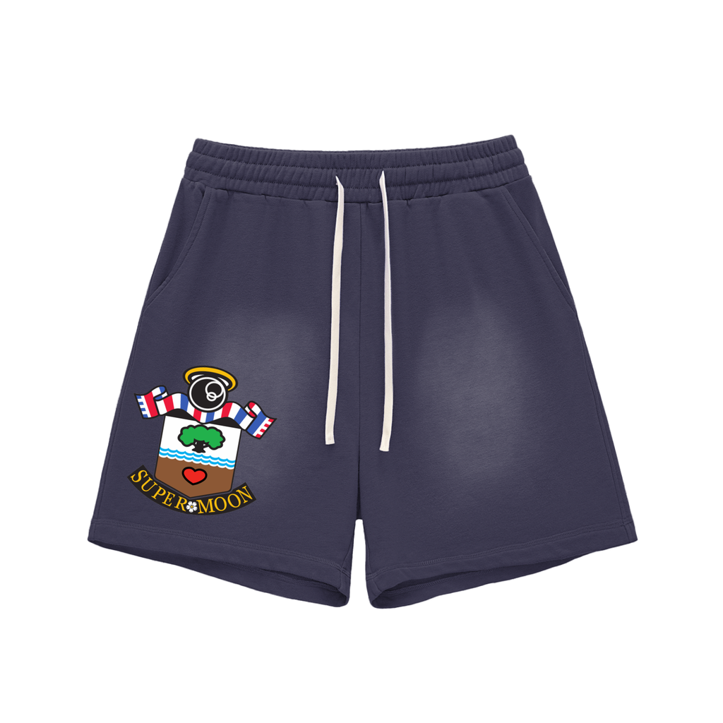 SM CREST RAW EDGE SHORTS