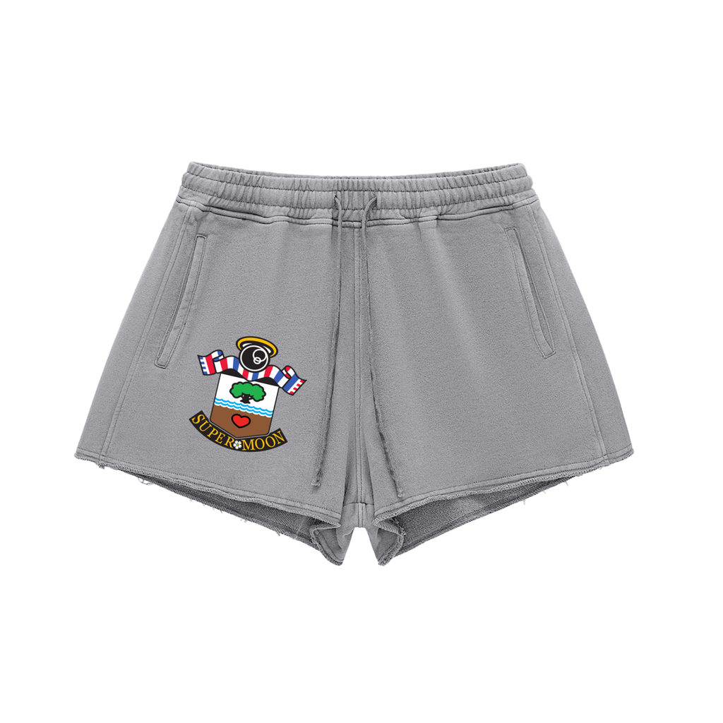 SM CREST RAW EDGE SHORTS