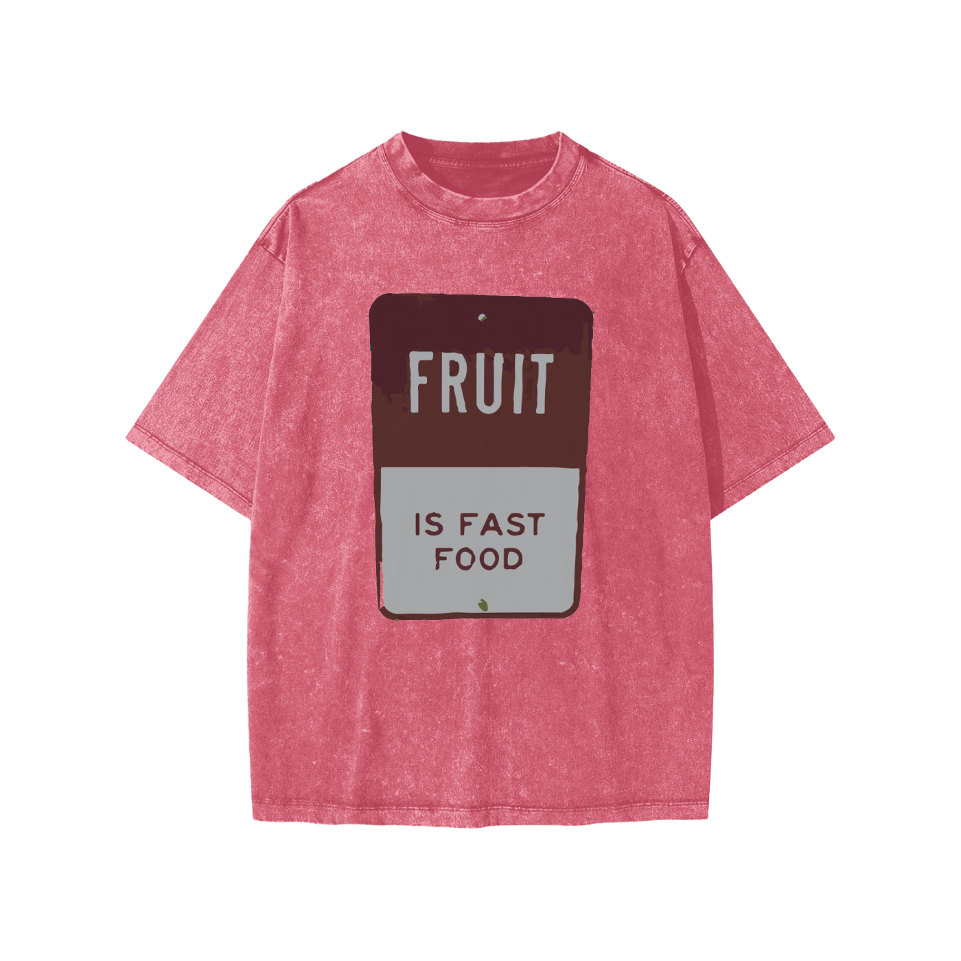 Fast fruit green burger Snow Washed Kids' T-shirt