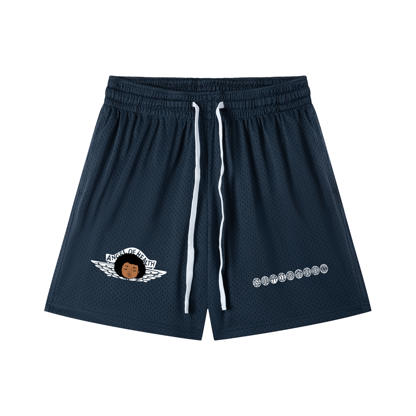 ANGEL OF HEALTH GYM SHORTS