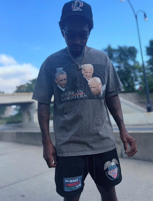 3 AMERICAN GANGSTERS TEE*