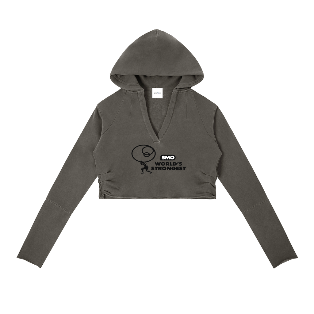 WORLDS STRONGEST CROP HOODIE