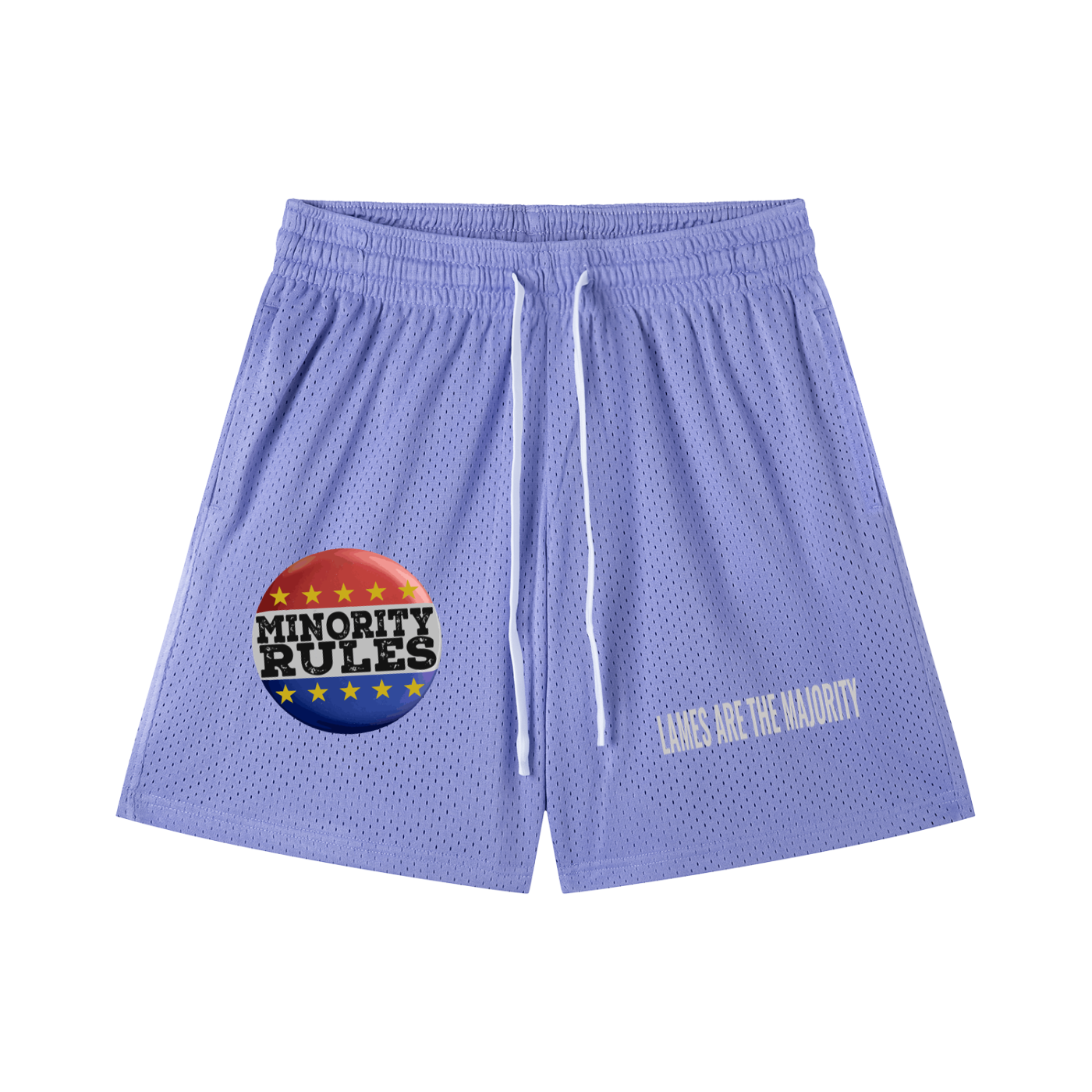 MINORITY RULES GYM SHORTS