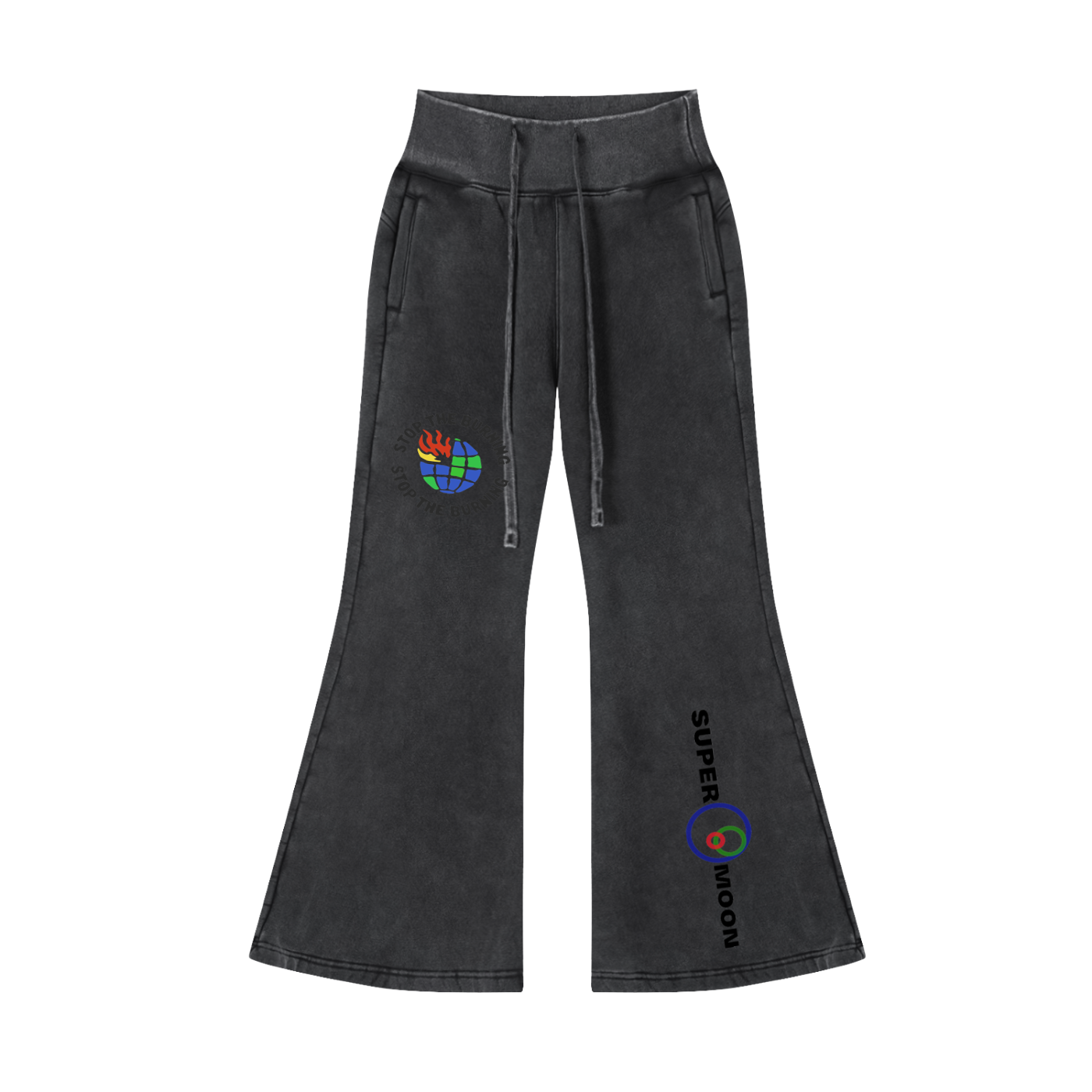 STOP BURNING BELL BOTTOM SWEATS