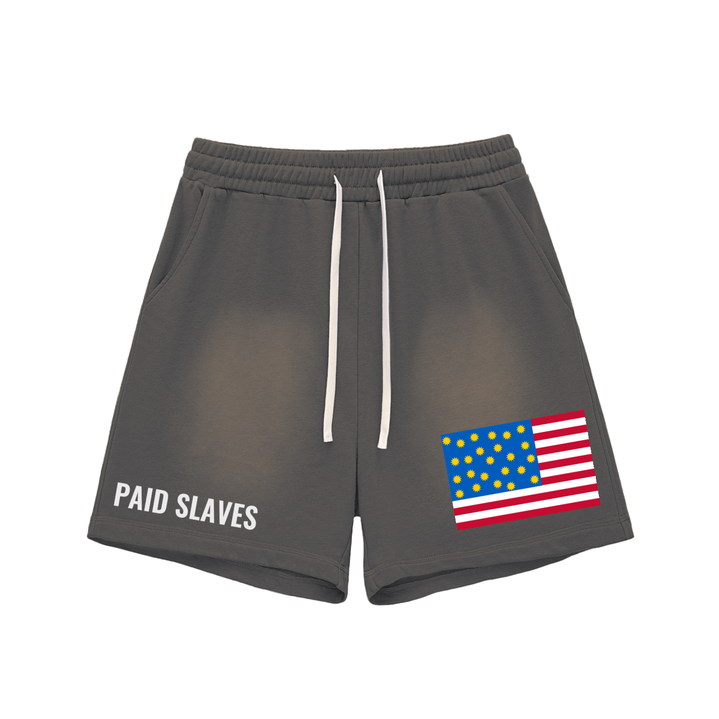 PAID SLAVES RAW EDGE SHORTS