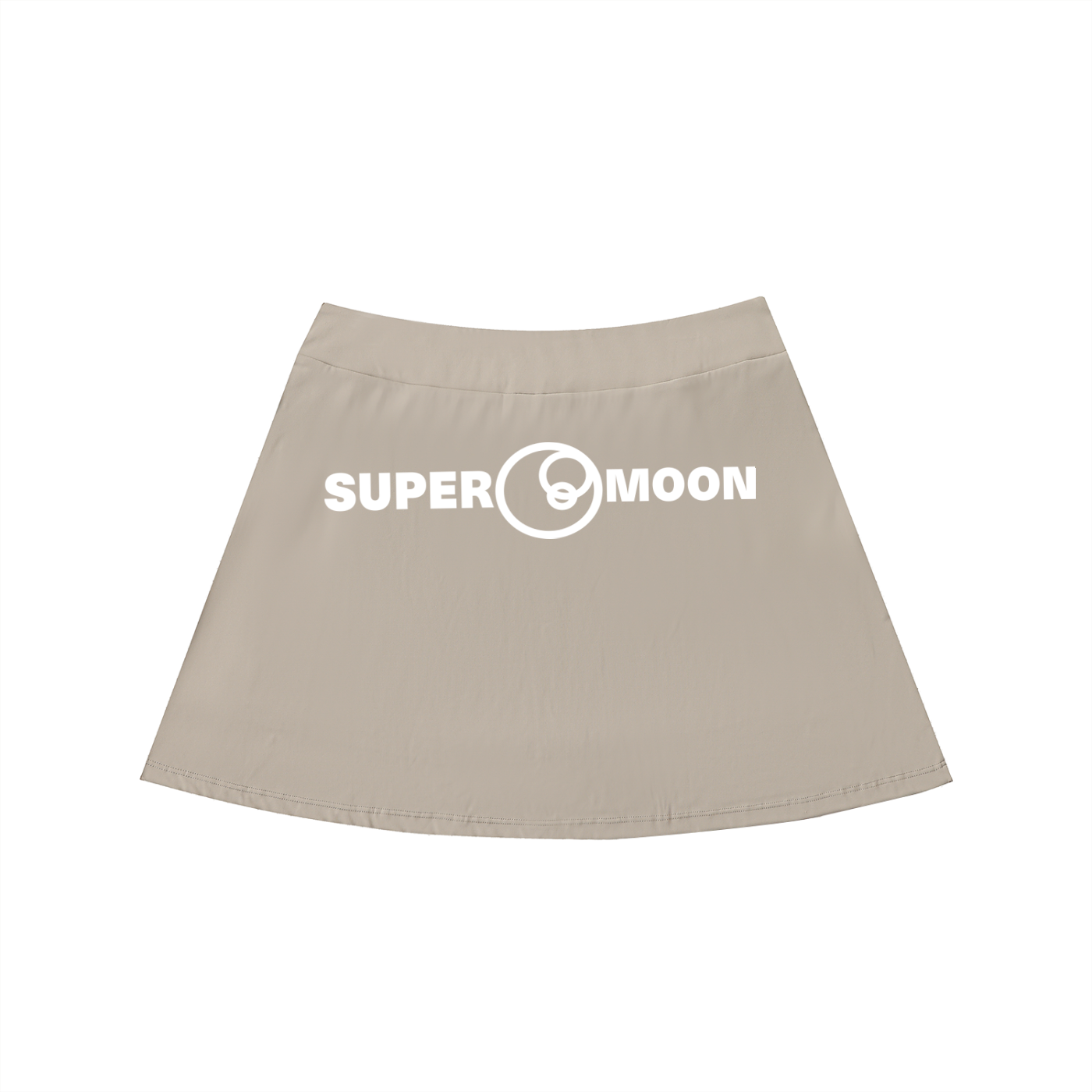 High-Waist Pocketed A-Line Skirt