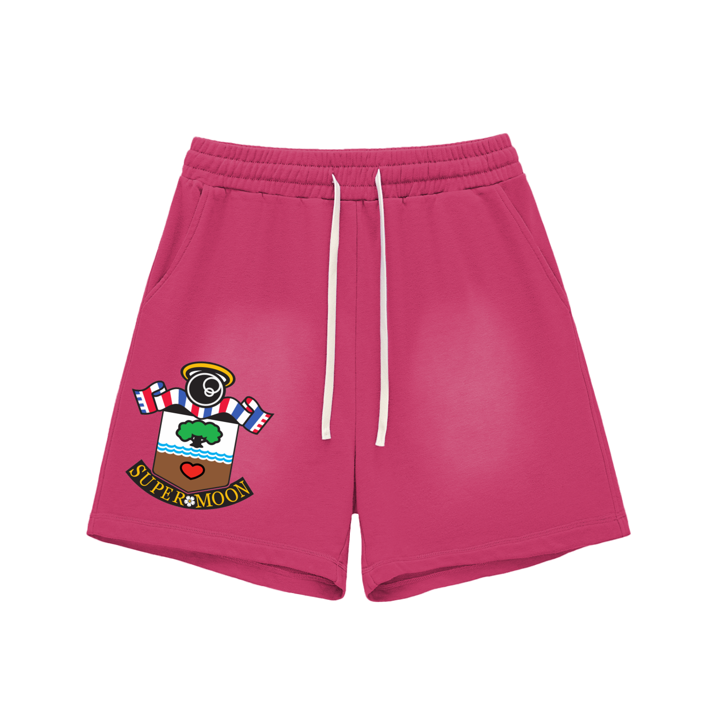 SM CREST RAW EDGE SHORTS