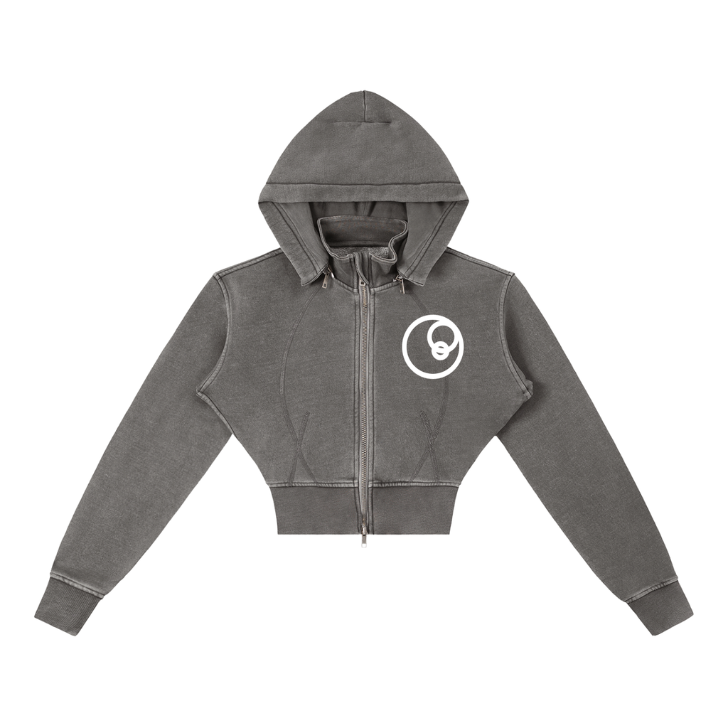 WOMANS WORKOUT CROP HOODIE