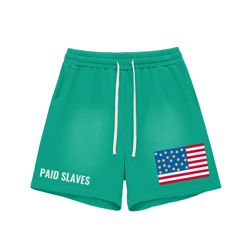 PAID SLAVES RAW EDGE SHORTS
