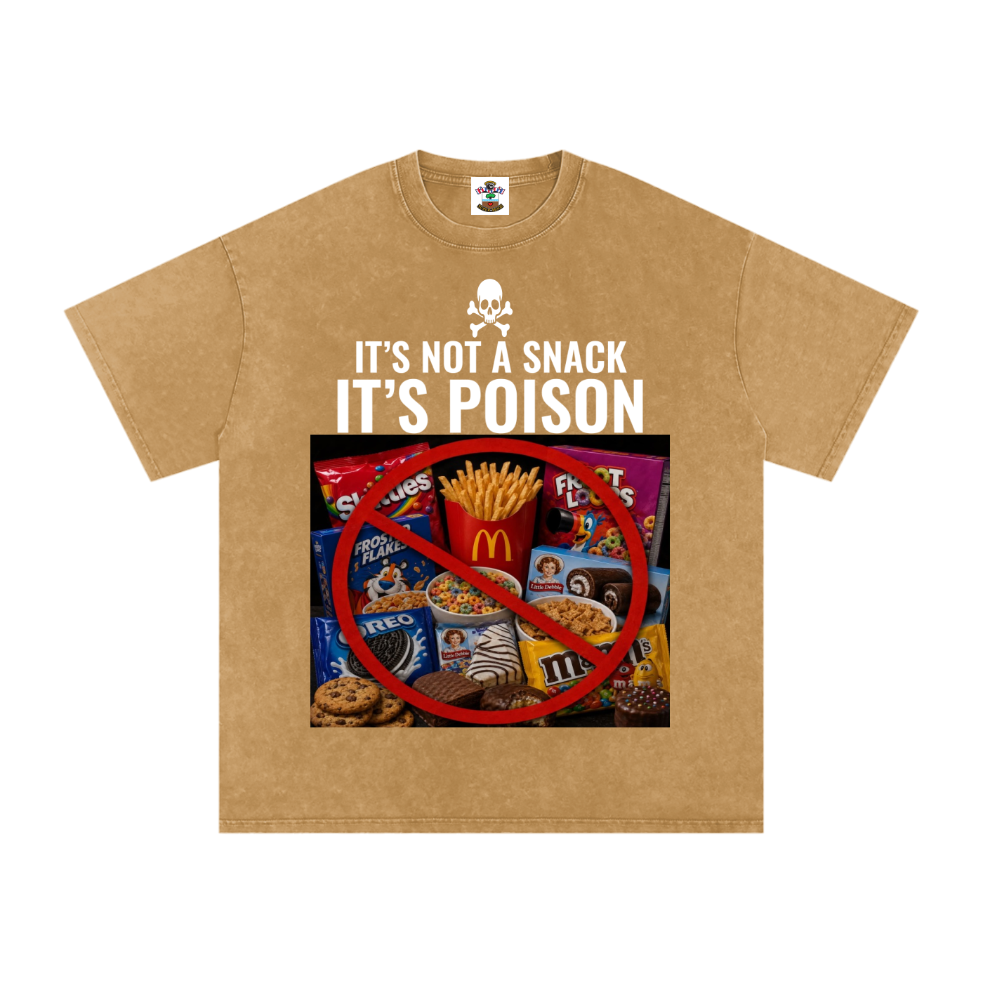 ITS POISON SNACKS TEE (DF)