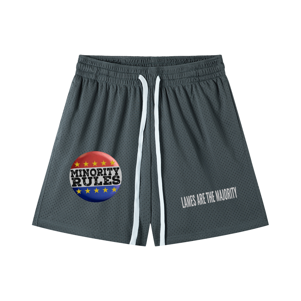 MINORITY RULES GYM SHORTS