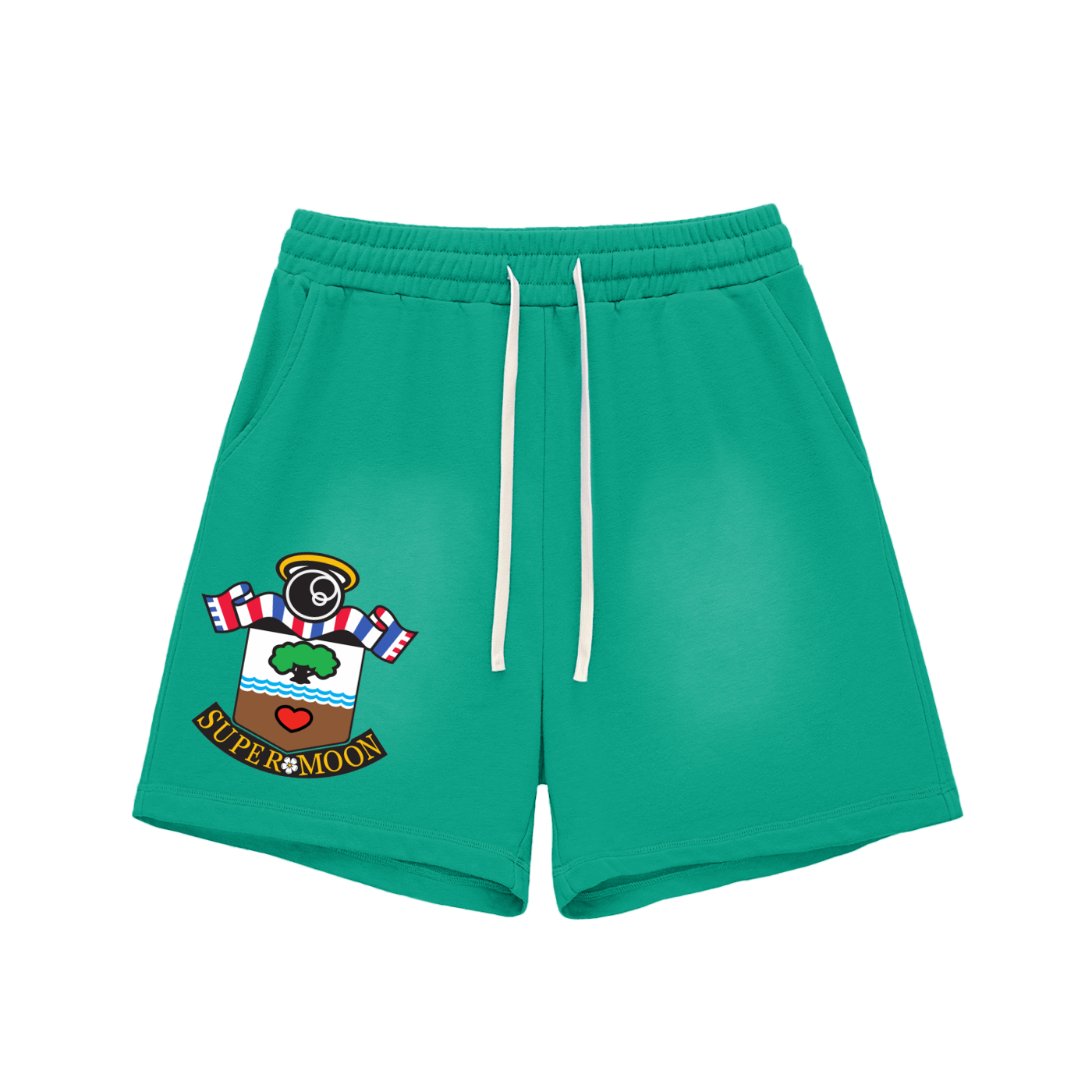 SM CREST RAW EDGE SHORTS