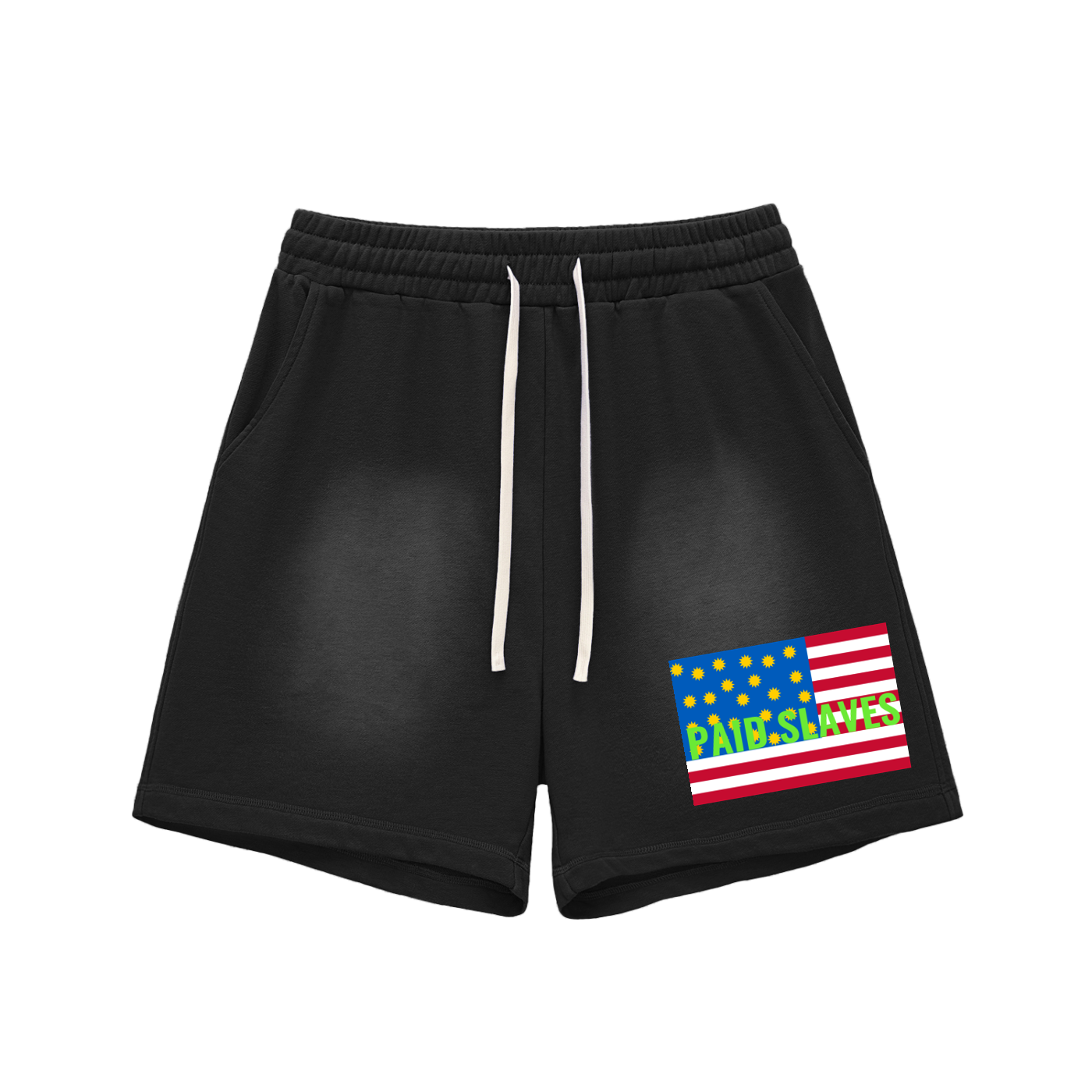 PAID SLAVES RAW EDGE SHORTS