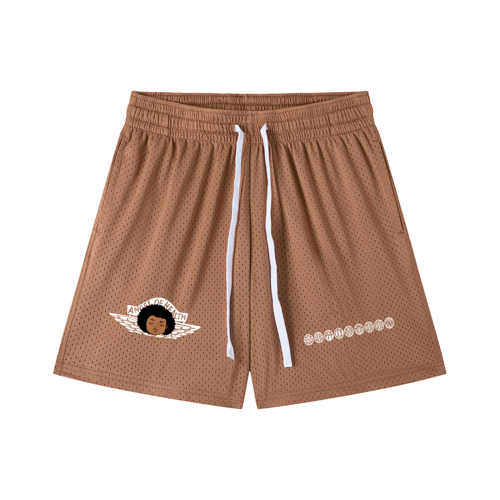 ANGEL OF HEALTH GYM SHORTS