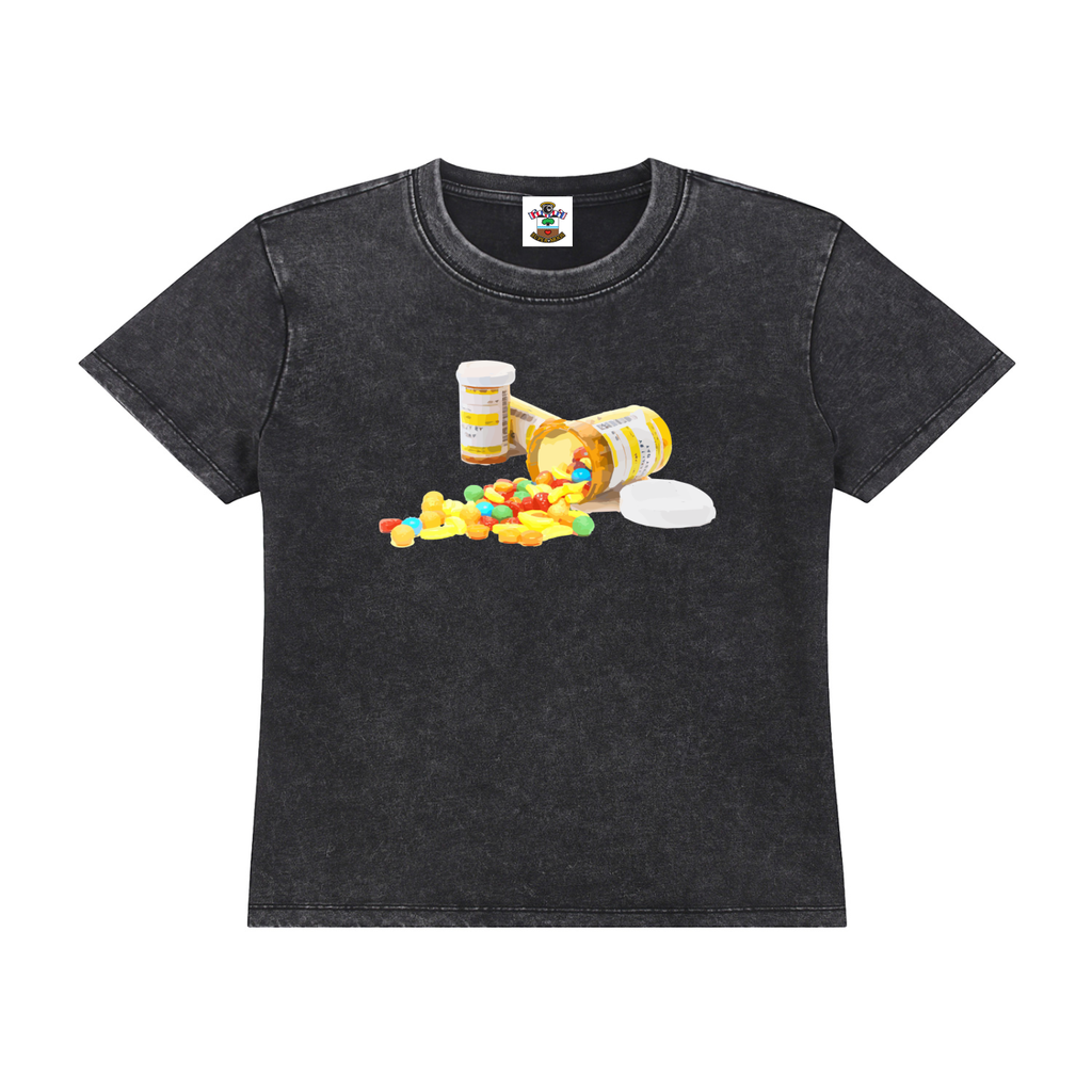 CANDY SCRIPT WOMANS TEE