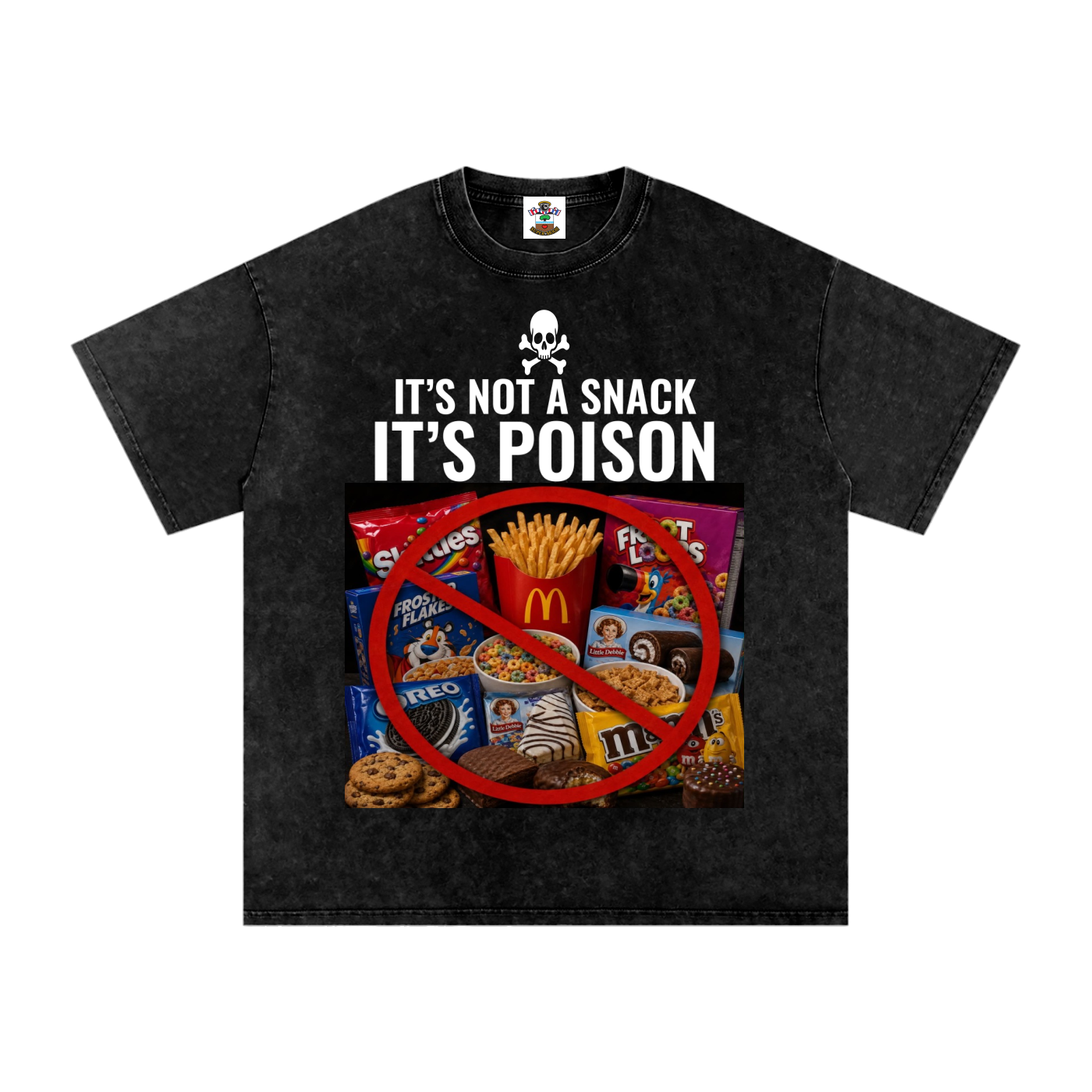 ITS POISON SNACKS TEE (DF)