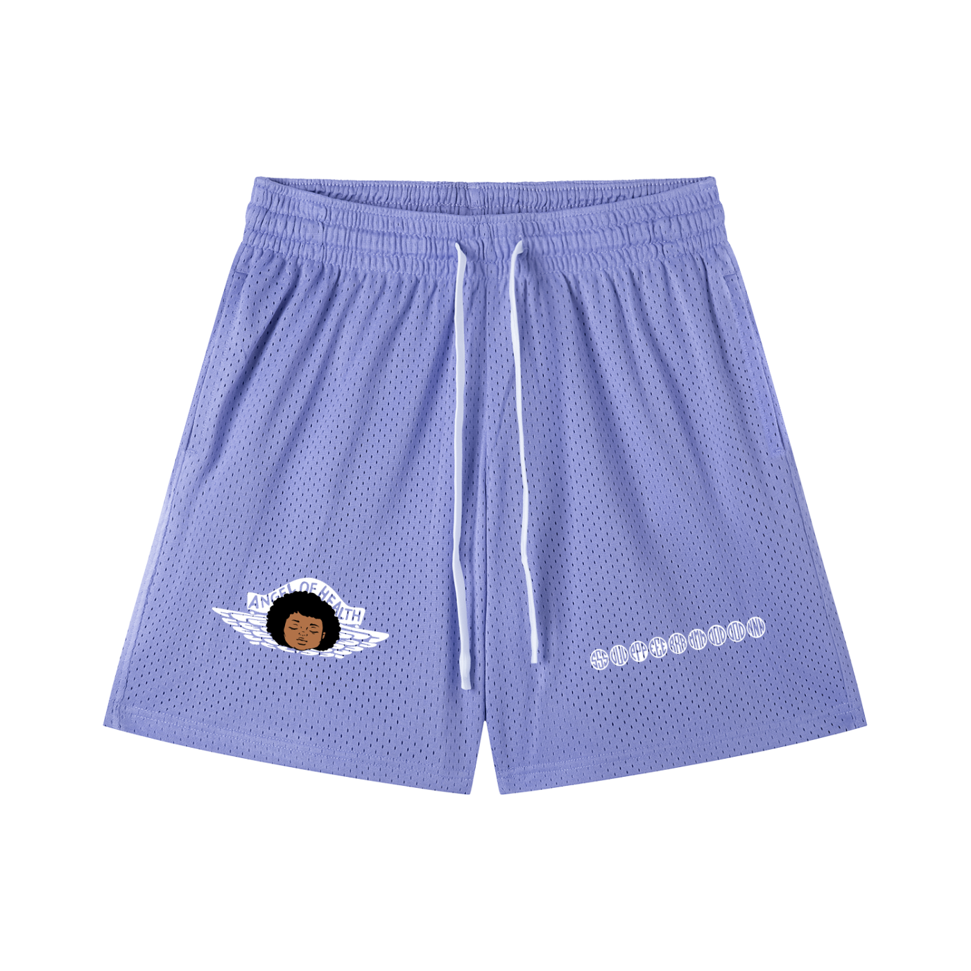 ANGEL OF HEALTH GYM SHORTS