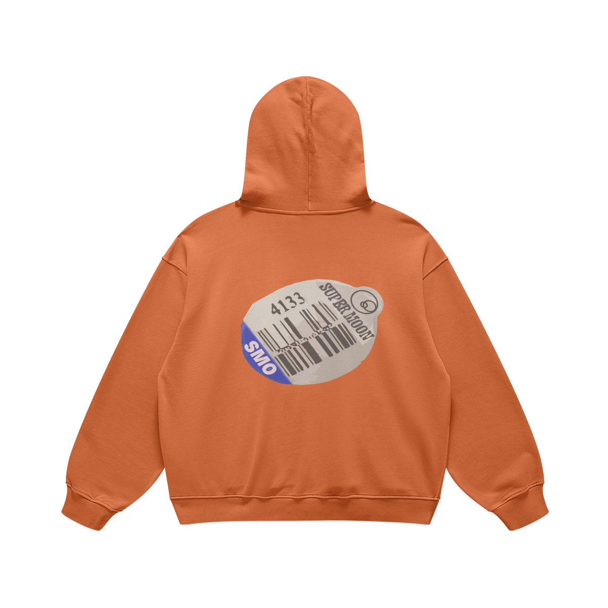 Logo label hoodie