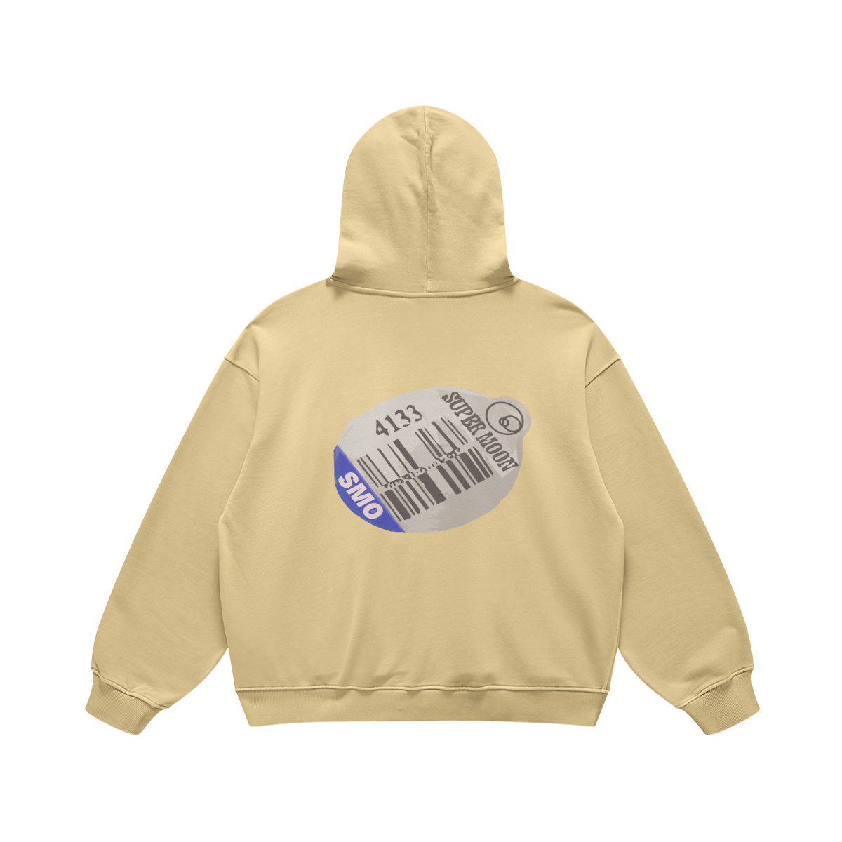 Logo label hoodie