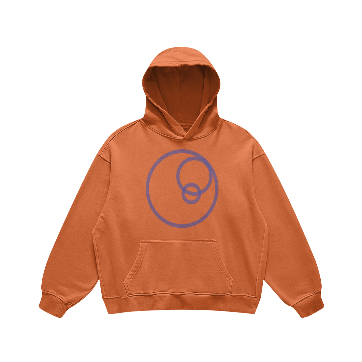 Logo label hoodie