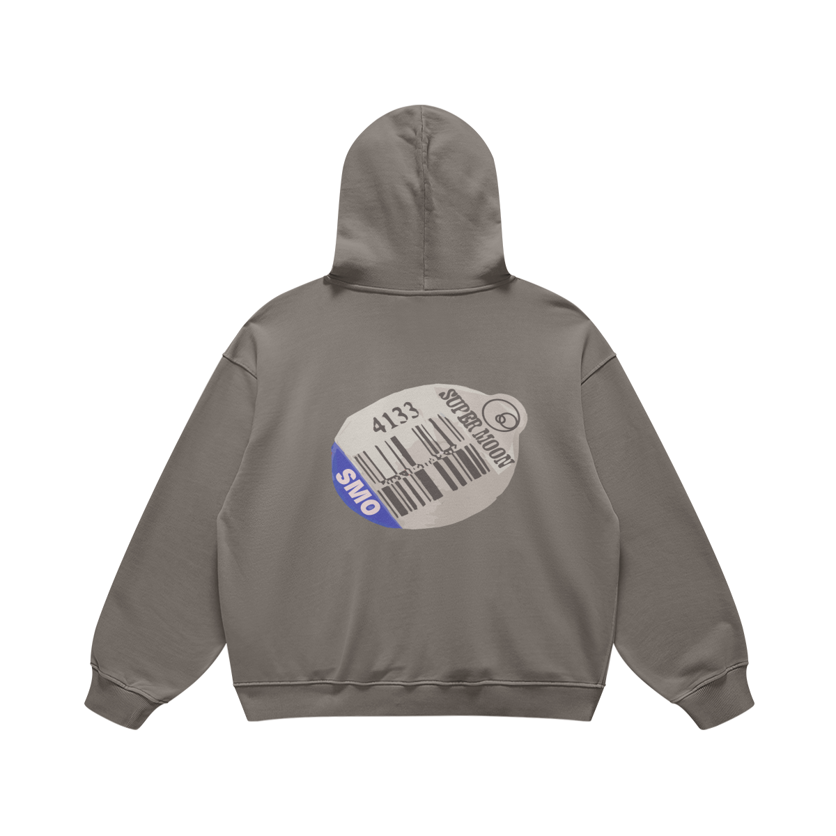 Logo label hoodie