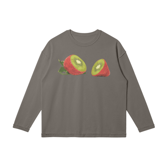 Green strawberry long sleeve