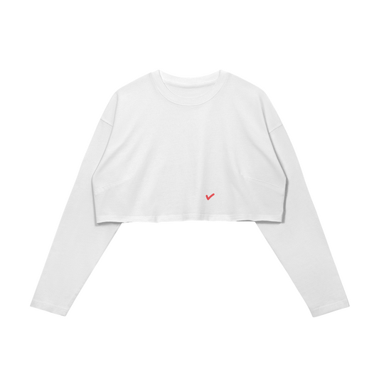 Work out crop long sleeve