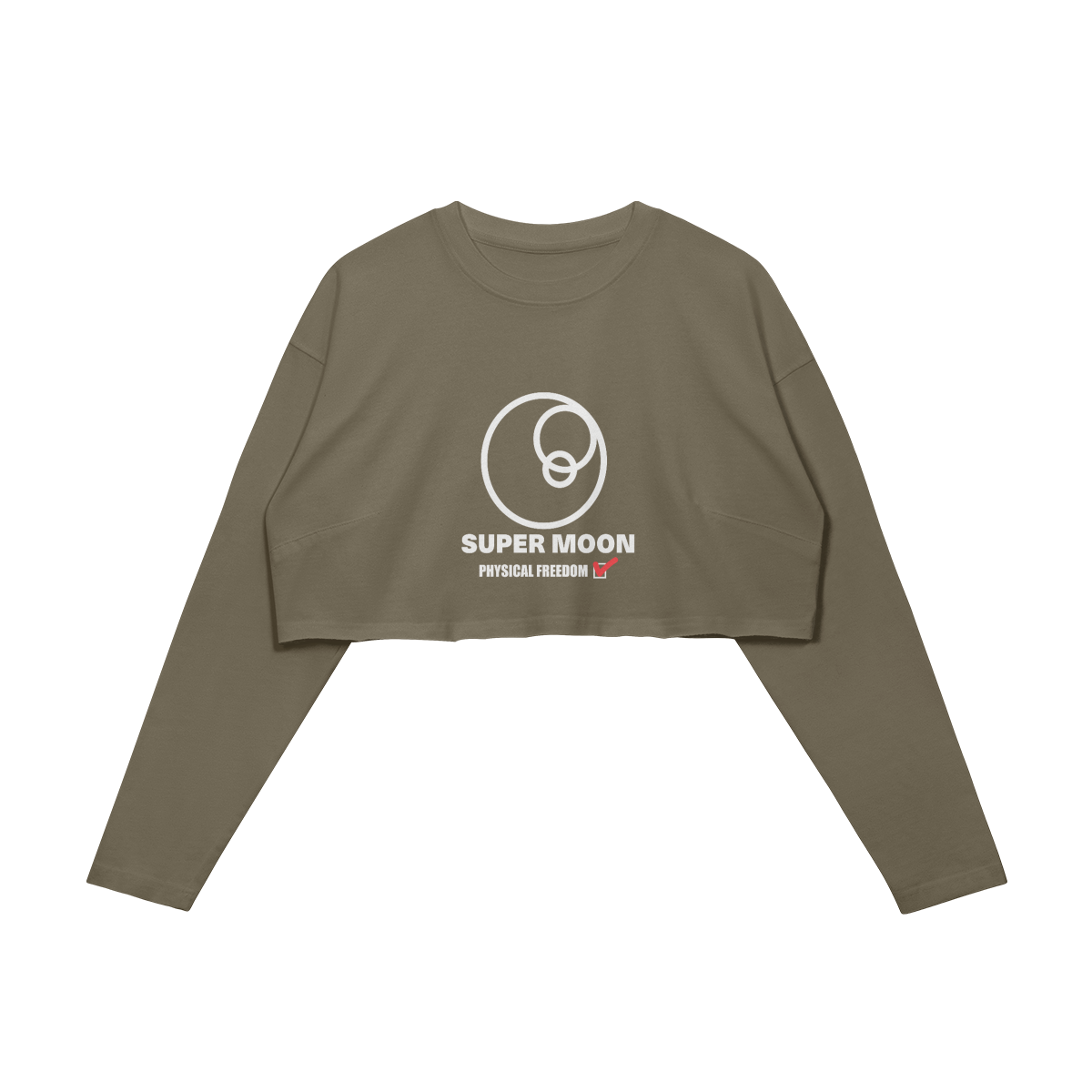 Work out crop long sleeve